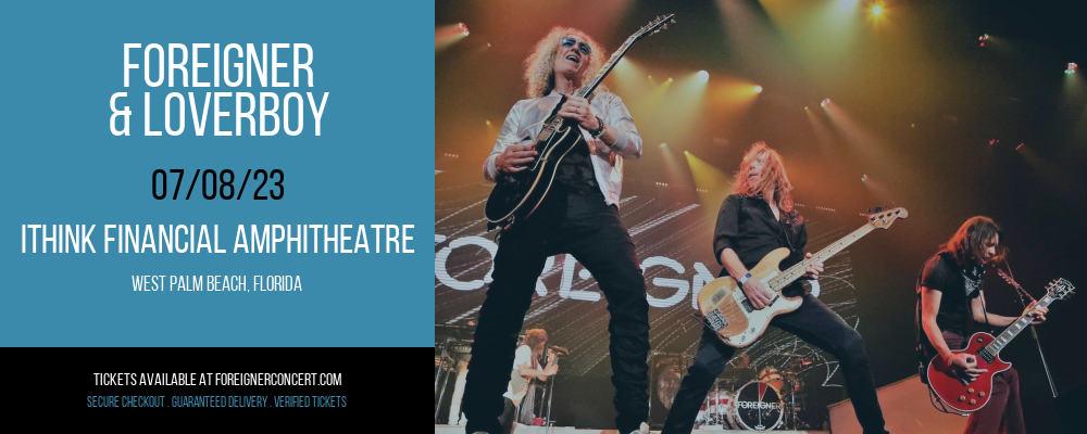 Foreigner & Loverboy at Foreigner Concerts tickets Foreigner & Loverboy at Foreigner Concerts