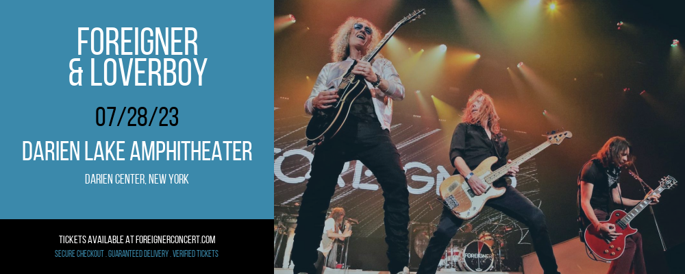 Foreigner & Loverboy at Foreigner Concerts tickets Foreigner & Loverboy at Foreigner Concerts