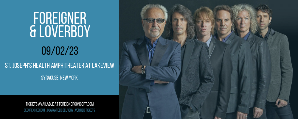 Foreigner & Loverboy at Foreigner Concerts tickets Foreigner & Loverboy at Foreigner Concerts