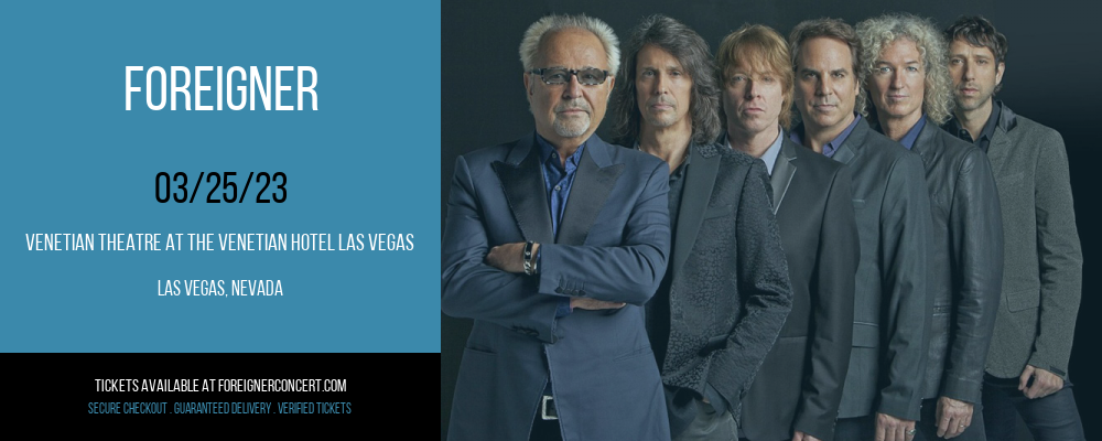Foreigner at Foreigner Concerts tickets Foreigner at Foreigner Concerts