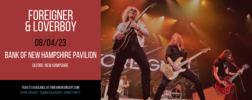 Foreigner & Loverboy at Foreigner Concerts tickets Foreigner & Loverboy at Foreigner Concerts