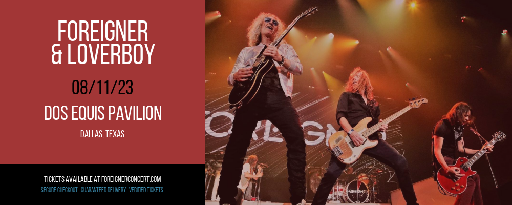 Foreigner & Loverboy at Foreigner Concerts tickets Foreigner & Loverboy at Foreigner Concerts