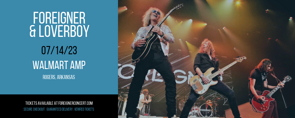 Foreigner & Loverboy at Foreigner Concerts tickets Foreigner & Loverboy at Foreigner Concerts