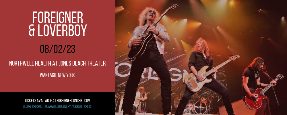 Foreigner & Loverboy at Foreigner Concerts tickets Foreigner & Loverboy at Foreigner Concerts