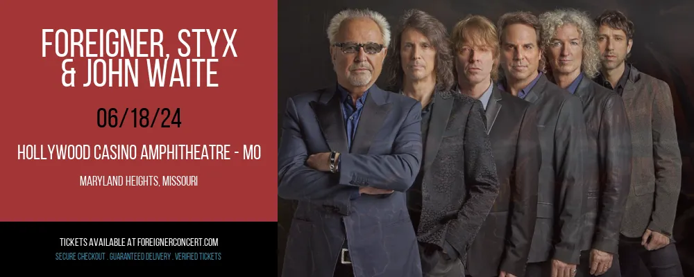 Foreigner at Hollywood Casino Amphitheatre - MO