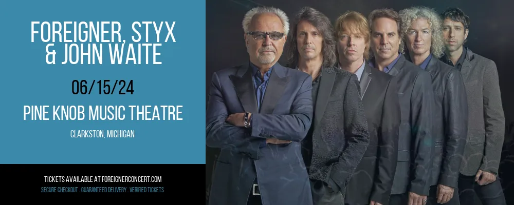 Foreigner at Pine Knob Music Theatre