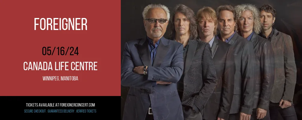 Foreigner at Canada Life Centre at Canada Life Centre